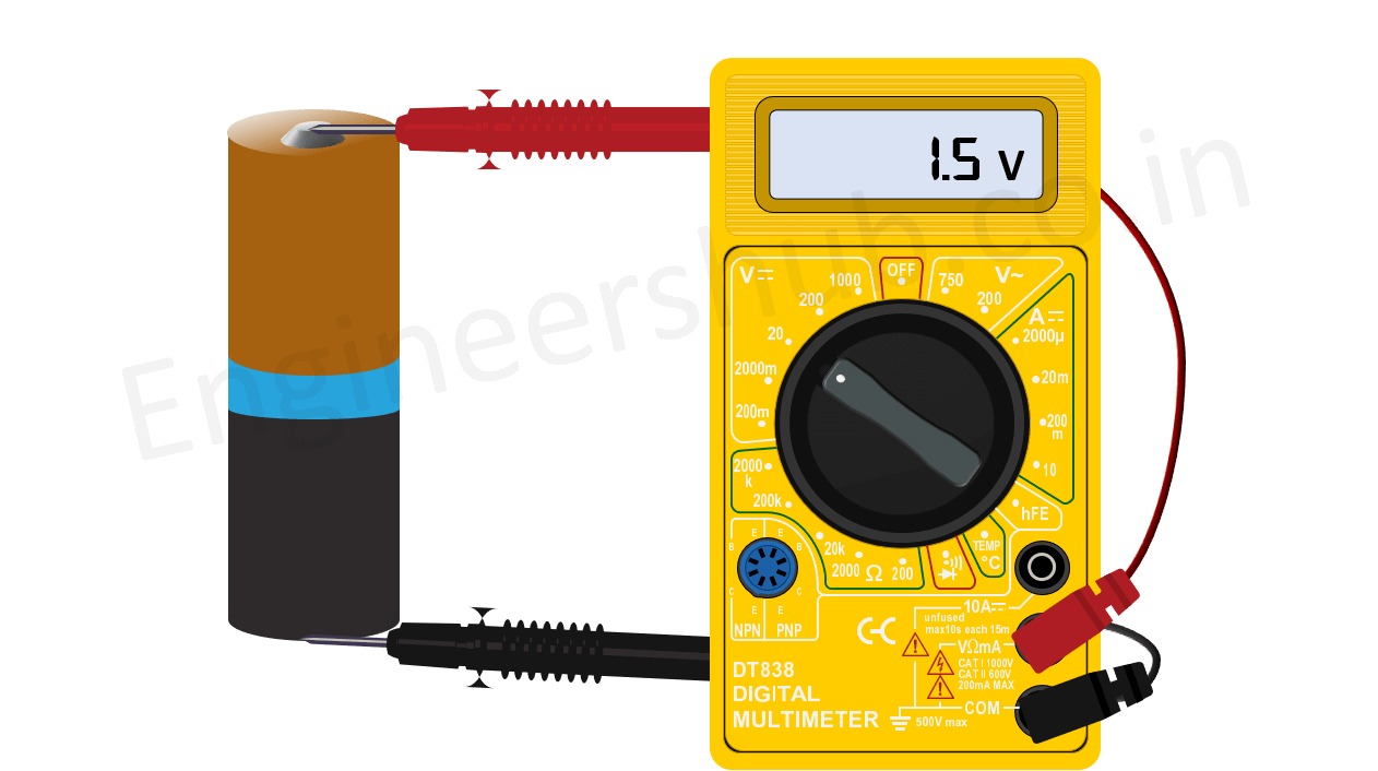 Battery with Stored Voltage Potential