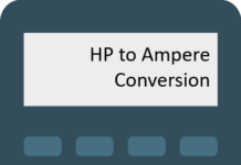 Horsepower to Amperes Calculator for AC Motors HP to Ampere conversion