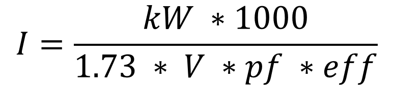 KW amper calculator