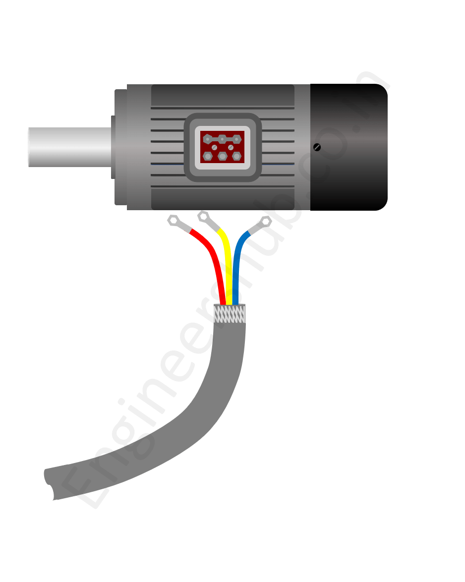 Disconnect Motor cable