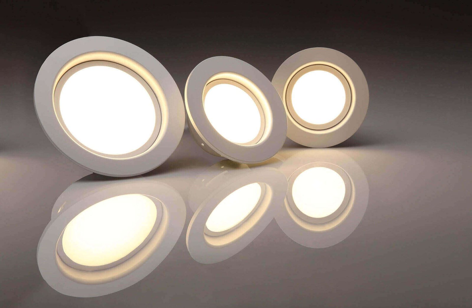 Use LED lights instead of incandescent lightings