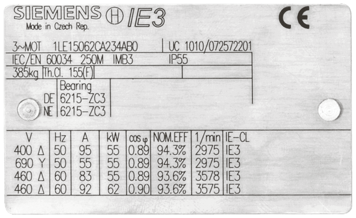 How To Read An Electric Motor Nameplate