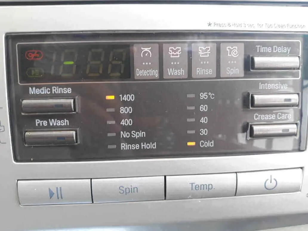 Temperature Setting of Washing machine Temperature Setting of washing machine