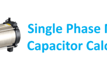Single Phase Motor Capacitor Calculator Single Phase Motor Capacitor Calculator