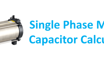 Single Phase Motor Capacitor Calculator Single Phase Motor Capacitor Calculator